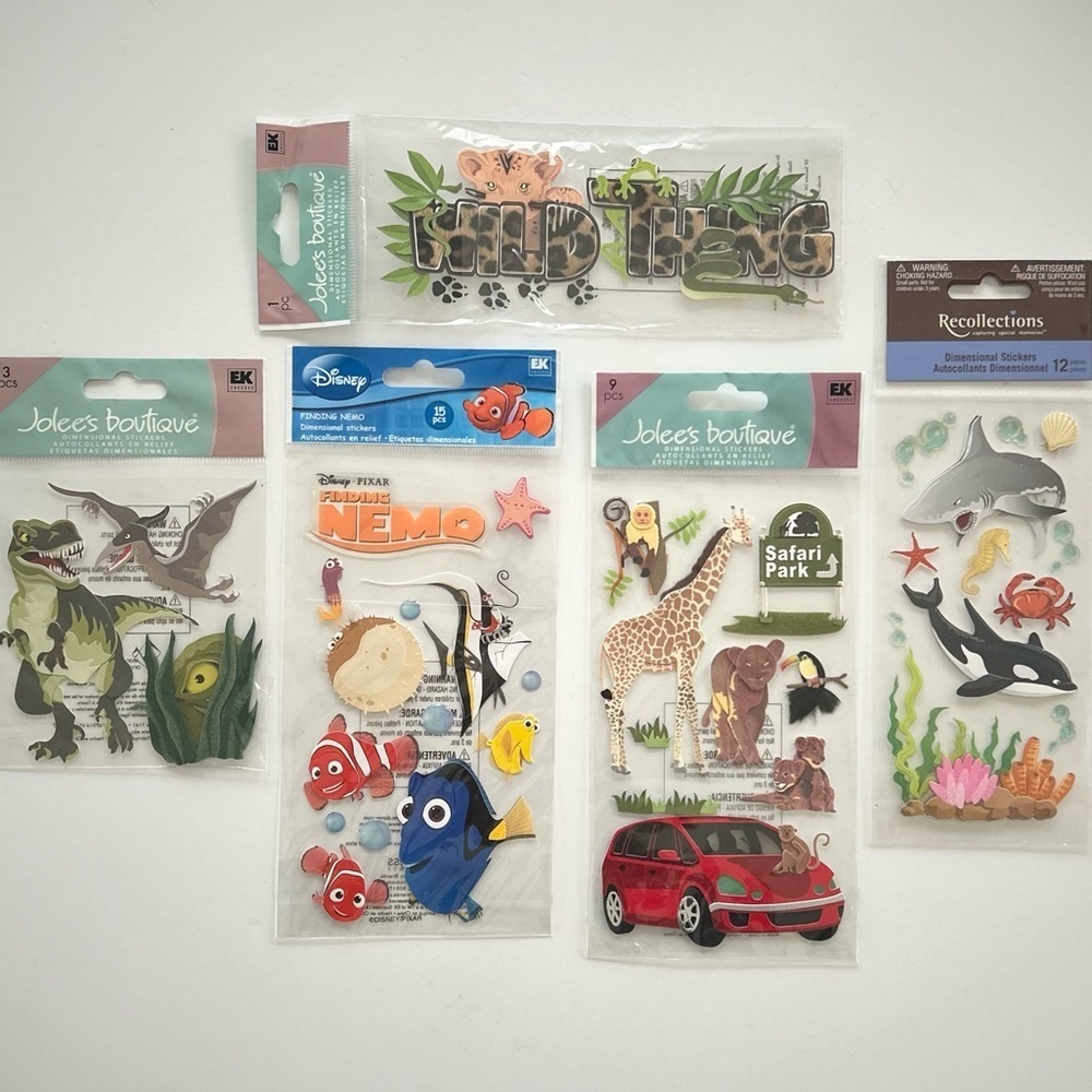 DISNEY VACATION Memories Scrapbooking Stickers Supplies Bundle - Picture 3 of 11
